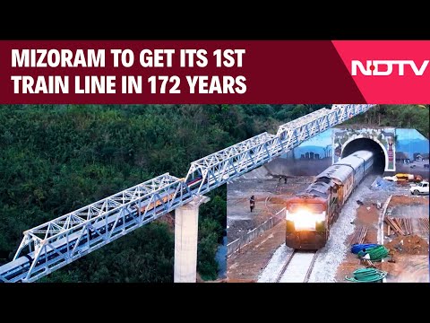 Narendra Modi Mizoram | Mizoram To Get Its 1st Train Line In 172 Years After Indian Railways' Launch