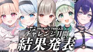 【#ぷろねぶ】チャレンジ月間、感謝の結果発表配信！！！✨【PROJECT NEBULA】