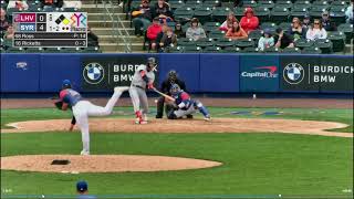 Dylan Ross continues to work his way back into shape today for the SyracuseMets - 1 inning; no…
