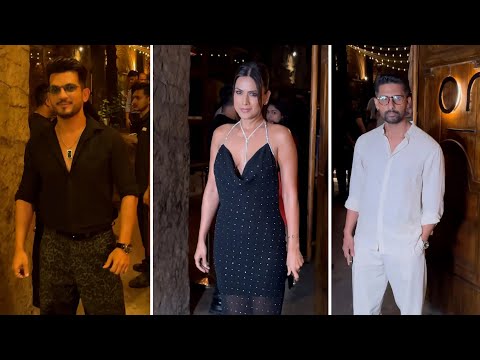 Nia Sharma, Ravi Dubey, Arjun Bijlani Arrive To Celebrate Shalin Bhanot's Birthday Bash