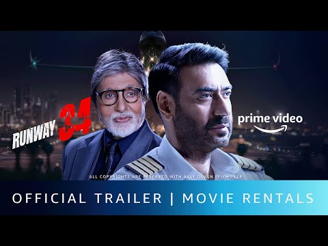 Runway 34 - Official Trailer | Rent Now On Prime Video Store | Amitabh Bachchan, Ajay Devgn, Rakul P