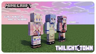 🔴【Minecraft】Day 3: finally building our houses~  【Kanna Tamachi】