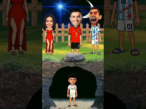 Can Ronaldo save his family from the Monster 💀 #ronaldo