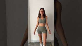 Conjunto Seamless BALANCE (verde visón)