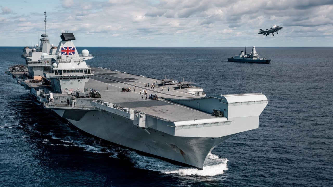 UK Warship • Leads International Fleet into Waters claimed by China UK Warship • Leads International Fleet into Waters claimed by China