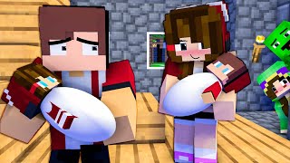 Maizen is PREGNANT With TWINS Kids JJ and Mikey - In Minecraft Sad Animation
