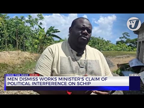YouTube video thumbnail: Men Dismiss Works Minister's Claim of Political Interference on Scip 