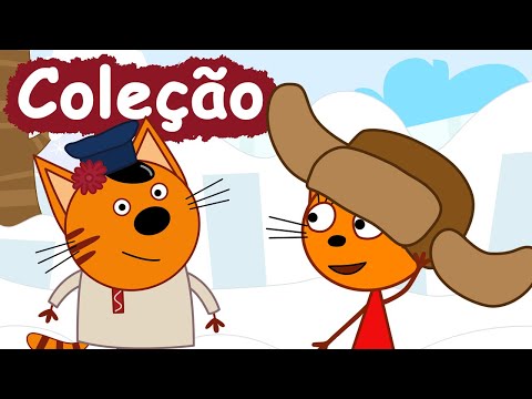 Kid-E-Cats em Portugues | Coleção dos episódios | Desenhos para crianças