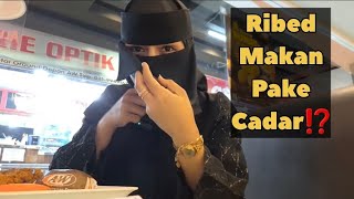 DISAUDI BIASA PAKE CADAR,PAS DIINDO AGAK LAEN🙄#vlog5