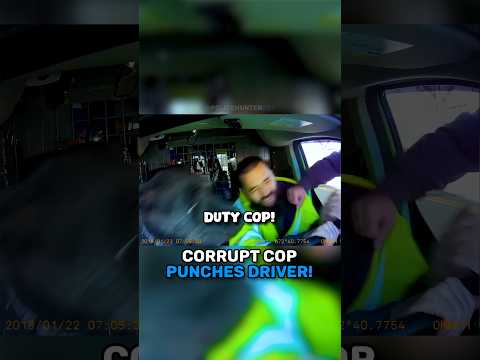 Off-Duty Cop PUNCHES Driver... 😱