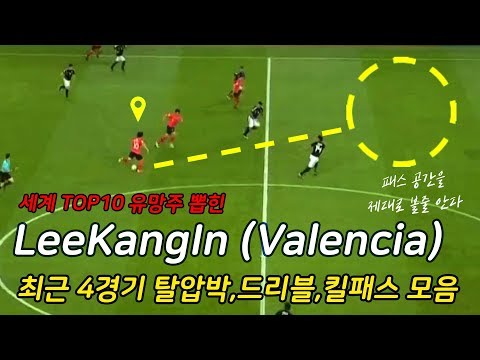 월클 18살 유망주 이강인 탈압박,드리블,킬패스 모음 Lee Kang-In 18 years old Valencia CF