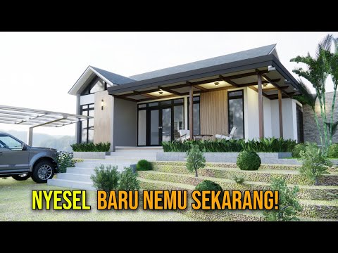 Bikin Nyesel! Kenapa Baru Sekarang Lewat Berandaku? Desain Rumah Nuansa Rustic Modern