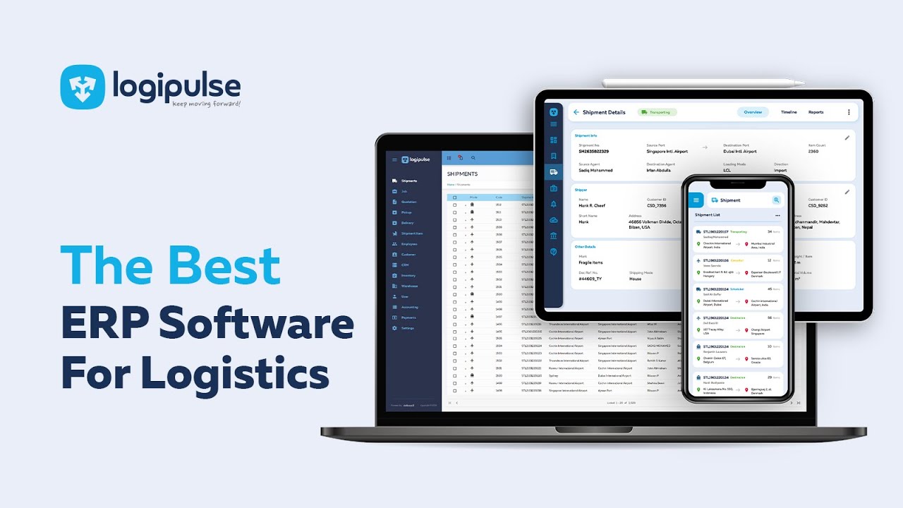 The Best ERP Software For Logistics | 5/31/2022

Logipulse is one of the best ERP solutions for complete Logistics operations. Logipulse comes with unique features which are ...