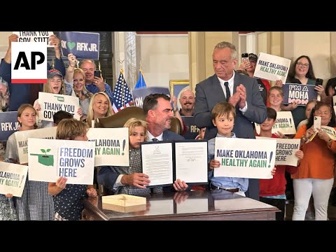 YouTube video thumbnail: RFK Jr. Launches 'Make Oklahoma Healthy Again' Campaign