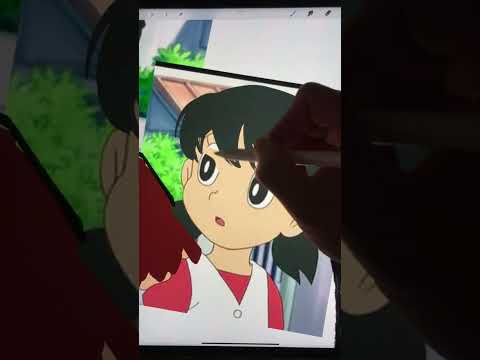Drawing design: When Nobita Shizuka grows up  drawing  Shizuka and Nobita