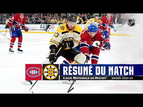Canadiens vs Bruins 18/11 | Faits saillants