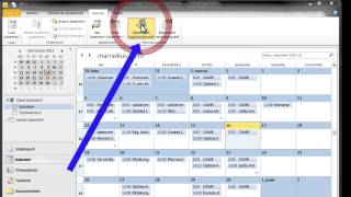 Outlook 2012 - yhteisen kalenterin luominen - YouTube