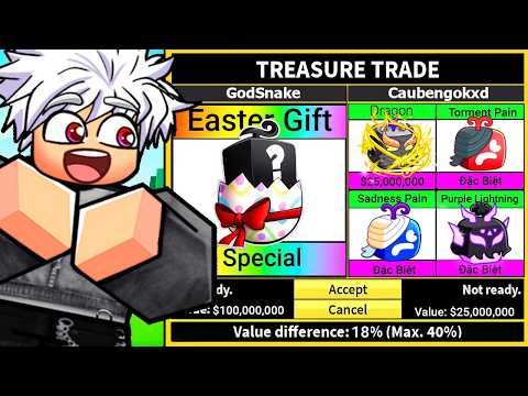 MÌNH MỞ EASTER GIFT SỞ HỮU PERM VÀ TRADE TRÁI ÁC QUỶ THẦN THOẠI TRONG BLOX FRUIT!!!