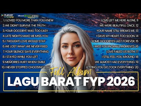 Full Album Lagu Barat Viral 2025 🎶 | Kumpulan Lagu Barat Terbaru & Enak Didengar bikinin