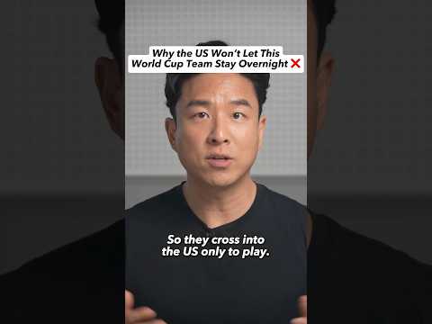 Why the US Won’t Let This World Cup Team Stay Overnight #shorts
