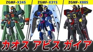 カオス、アビス、ガイアを徹底解説【ガンダムSEED DESTINY】【ゆっくり解説】