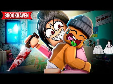 VOCE ACREDITA EM FANTASMAS? BABA DE FANTASMAS HISTORINHA NO ROBLOX BROOKHAVEN RP