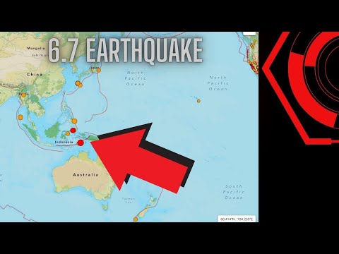 Large Earthquake 6.7 EQ in the Indonesia Region. Sunday Night