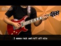 Videoaula Rock'n Roll All Nite (aula de guitarra)