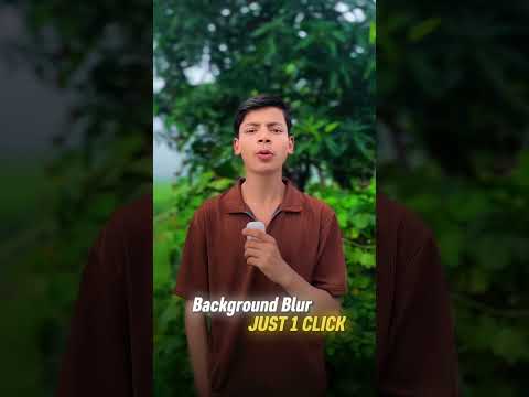 Background Blur Just 1Click🙄 #shorts #capcut