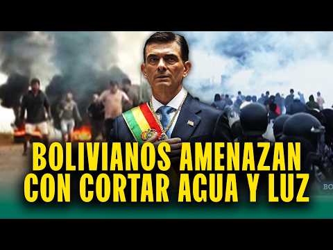 ¿Crímenes de guerra en Bolivia?: Protestantes amenazan con cortar agua y luz a ciudades