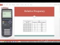 Relative Frequency Concepts and Calculations