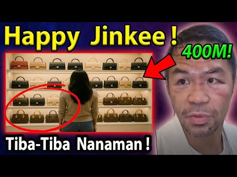 SWERTE  ni  JlNKEE  kay  MANNY  PACQUIAO !   COMPLETE NA!