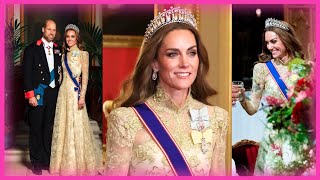 Princess DAZZLES in Lace Gown and Diana’s Tiara for Trump State Banquet
