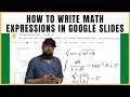 Using Hypatia Create for Math Expressions