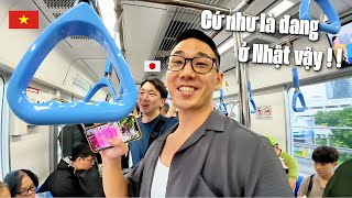 Không nghĩ là đi Metro Hồ Chí Minh lại xúc động như thế..