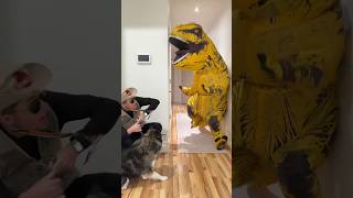 Getting Chased By T Rex Dinosaur! #shorts