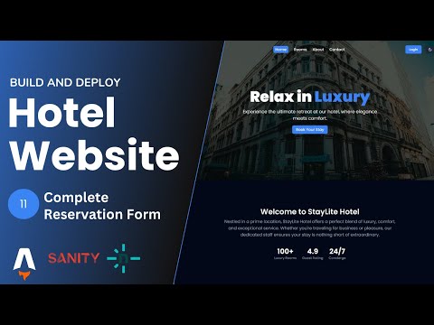 Build and Deploy a Full-Stack Hotel Website with Astro & Sanity