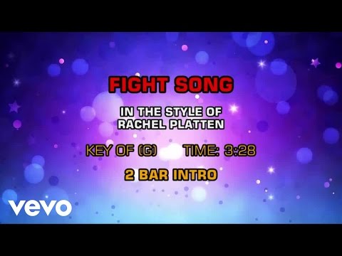 Rachel Platten – Fight Song (Karaoke)