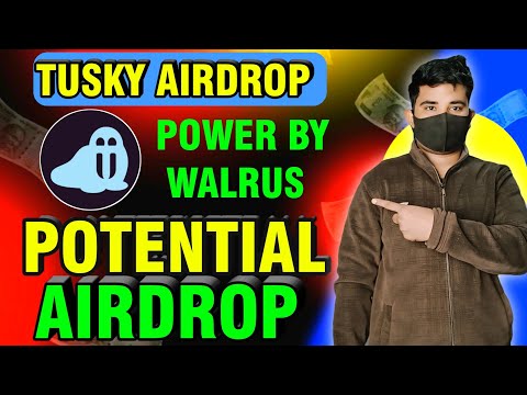 TUSKY AIRDROP POWERED BY WALRUS | NEW TESTNET AIRDROP | BEST CRYPTO AIRDROP 2025
