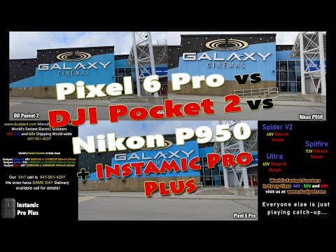Nikon P950 vs Pixel 6 Pro vs DJI Pocket 2 & Instamic Pro Plus In The Mix!!