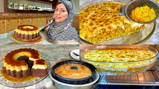 تهناي من حيرة الغداء روز فالفران كيجي خطيير متشبعوش منو🥰وكيكة قدرة قادر ساهلة وسريعة للمبتدئات 😍