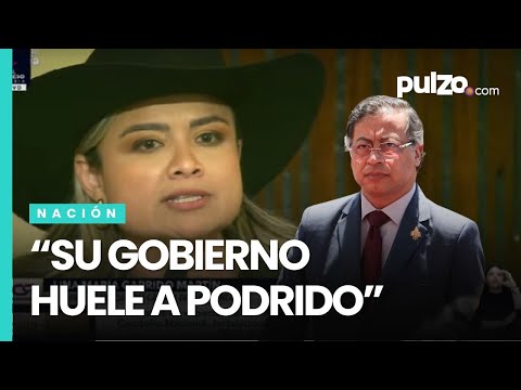 “Su Gobierno huele a podrido”: Lina María Garrido le recordó escándalos de corrupción a Petro