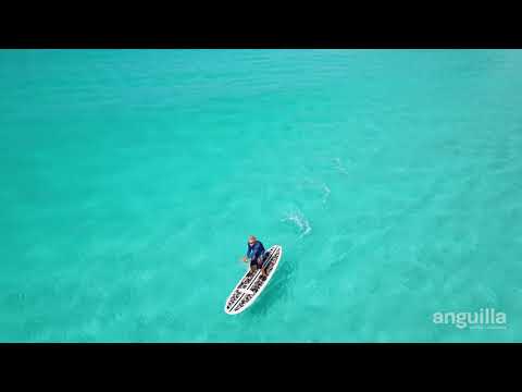 Paddle boarding in Anguilla