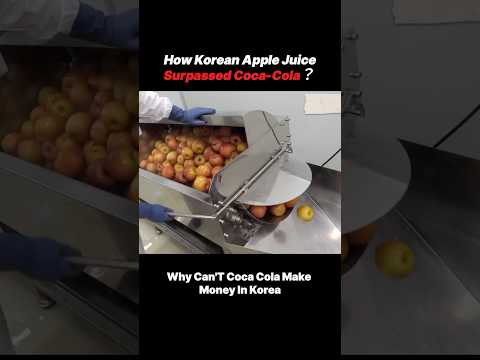 How Korean apple juice supposed Coca Cola #cookingshorts
