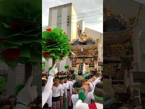 【うすき2025】播州姫路の秋祭り JR網干駅に5台集った！