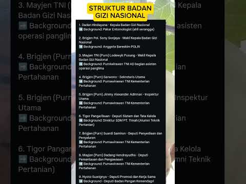 Viral❗Pengurus Badan Gizi Nasional #mbg #shorts #short #beranda #viralshorts