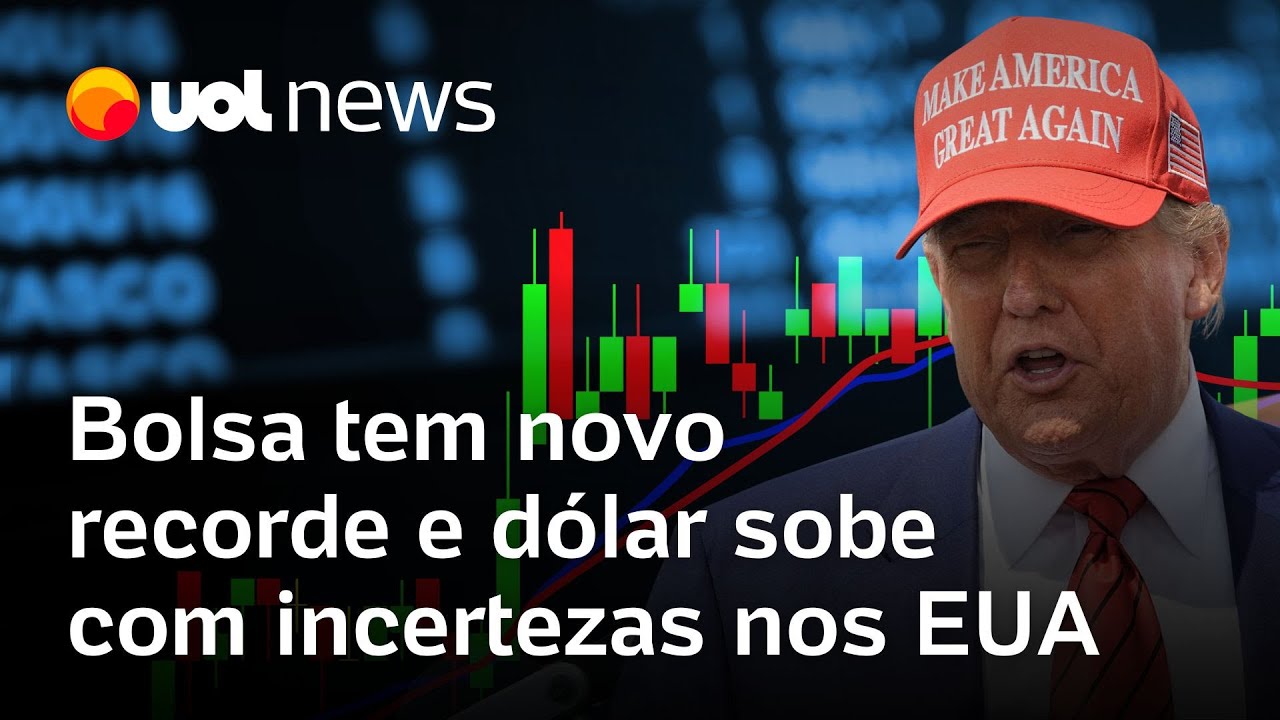 Bolsa tem 6º recorde seguido; Dólar sobe com incertezas nos EUA e mercado de olho no Copom