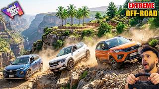 GTA 5 TATA NEXON VS SUZUKI FRONX VS KIA SELTOS DRAG RACE AND OFF-ROADING |ABHISHEKKZ GAMING