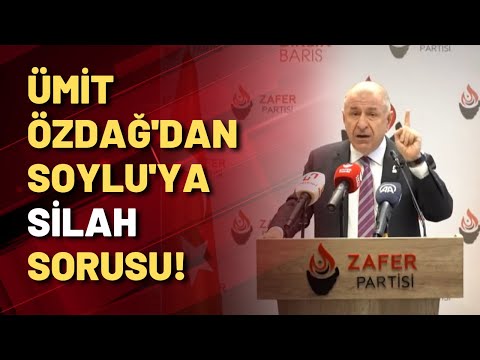 Ümit Özdağ Süleyman Soylu'ya silahları sordu!