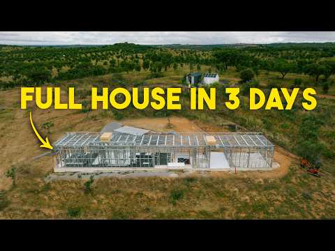 Building Our House in 3 DAYS - Part Two THE ROOF